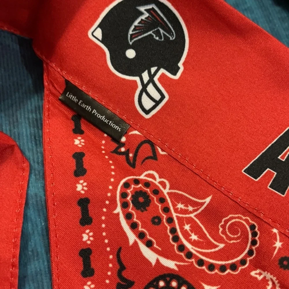 New Atlanta Falcons XL pet bandana